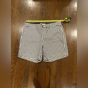 Old Navy Black and White Striped Shorts